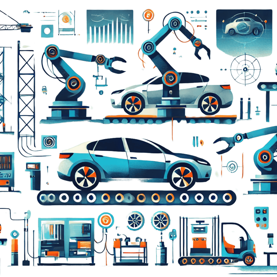 automobile industry illustration